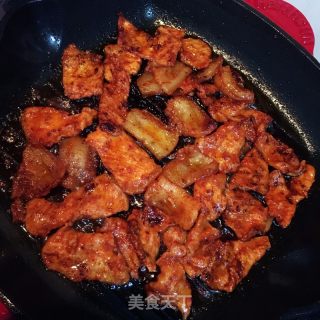 韓式辣醬煎豬肉的做法步驟：9