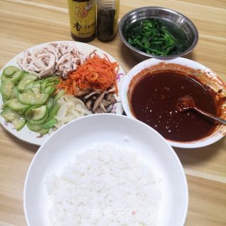 韓式雞肉拌飯的做法步驟：13