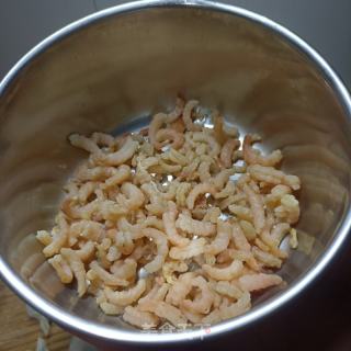 肉沫海米青菜粥的做法步驟：2