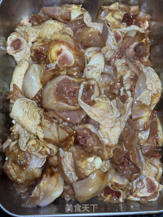 大蔥燒雞腿的做法步驟：3