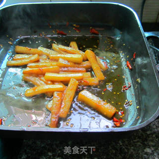 紅燒蘿卜條的做法步驟：7