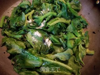 橄欖菜炒冰菜的做法步驟：7
