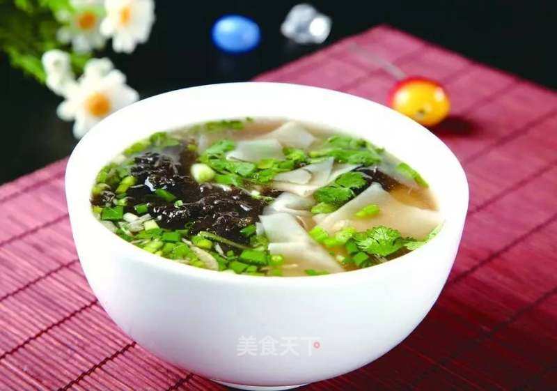 酸湯面葉的做法