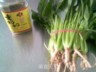白腐乳菠菜的做法步驟：1