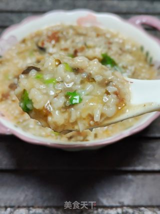 菜干咸骨粥的做法步驟：13