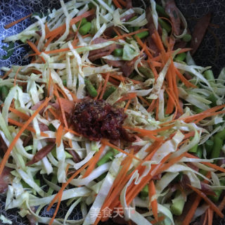 臘腸炒意面的做法步驟：8