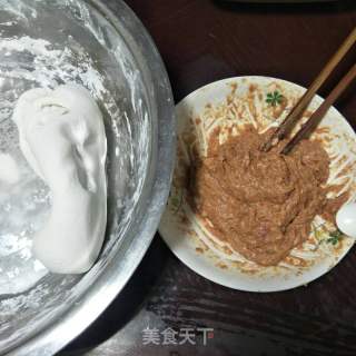豬肉湯團 湯圓的做法步驟：2