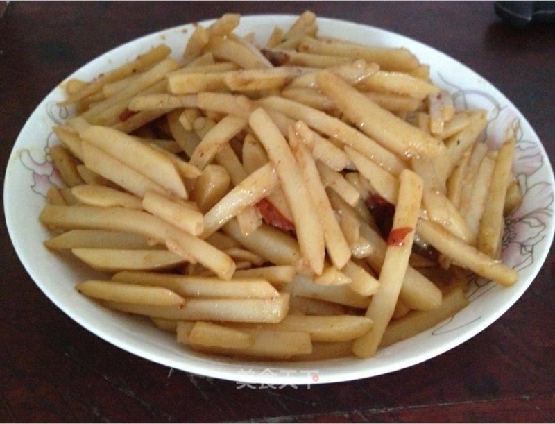 酸辣土豆絲的做法