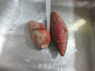 銀耳紅薯花色年糕的做法步驟：3