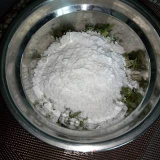 紅糖糍粑，槐花糯米糕的做法步驟：3