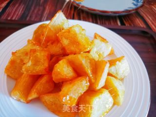 拔絲蜜紅薯的做法步驟：13