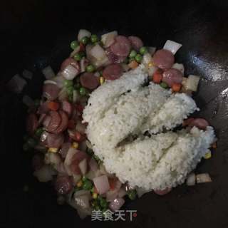 菠蘿飯的做法步驟：8