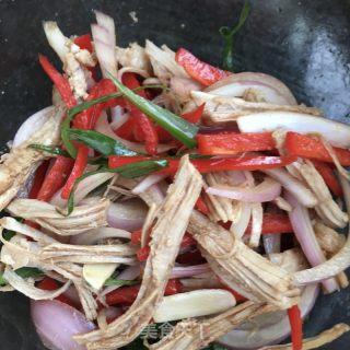 肉絲老虎菜的做法步驟：17