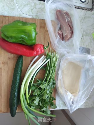 京醬肉絲的做法步驟：1