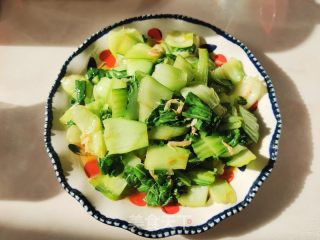 清炒小油菜的做法步驟：5