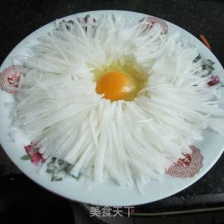 換種方法吃蘿卜----蒸蘿卜絲的做法步驟：4