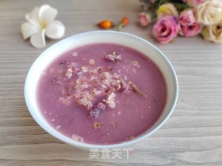 黑燕麥紫薯粥的做法步驟：4