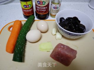 木須肉片的做法步驟：1