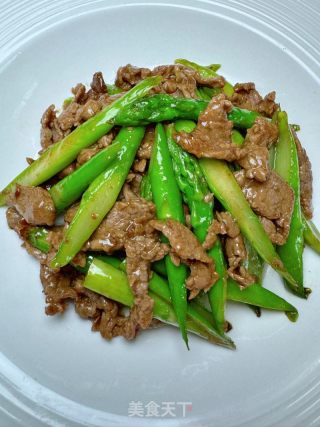 蘆筍炒牛肉的做法步驟：14