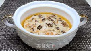 羊肚菌蒸肉餅的做法步驟：12