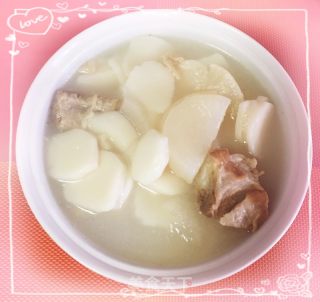 排骨蘿卜湯年糕的做法步驟：5