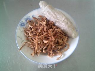 大頭菜絲炒面筋的做法步驟：1
