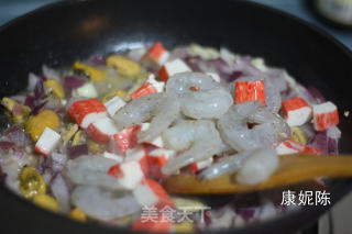 五谷海鮮焗飯的做法步驟：9