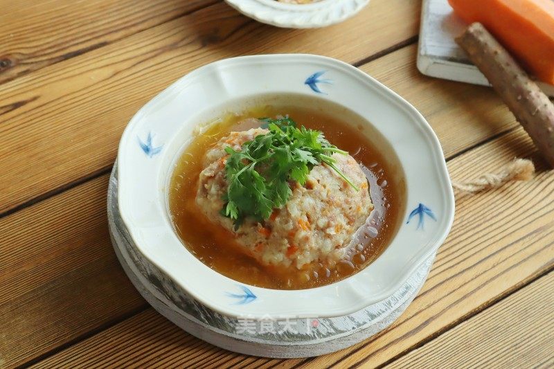 清蒸山藥肉丸的做法