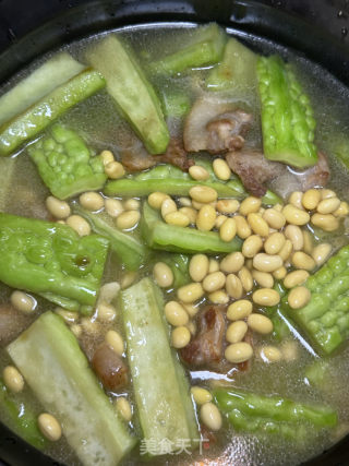 五花肉苦瓜煲的做法步驟：13