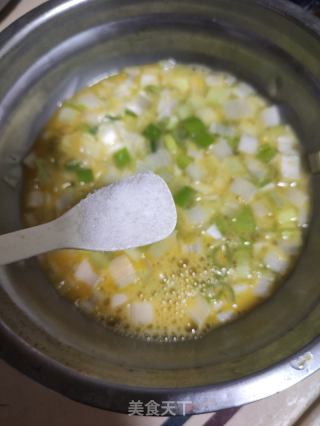大蔥煎雞蛋的做法步驟：5