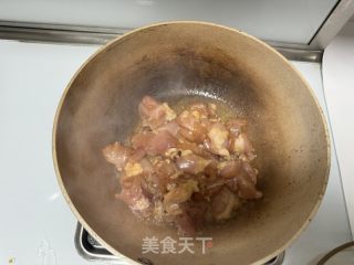 蘑菇滑雞黃瓜蛋料理的做法步驟：4