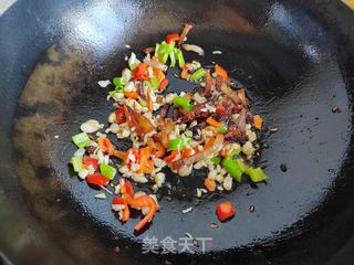 醬肉炒野芝麻的做法步驟：5