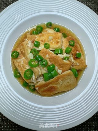 青椒豆腐的做法步驟：12