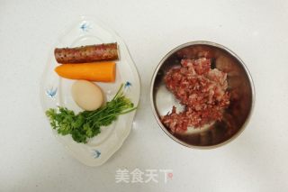 清蒸山藥肉丸的做法步驟：1