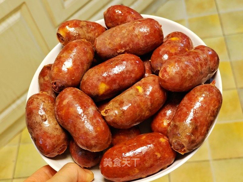 純豬肉腸，玉米芝士豬肉腸的做法