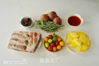百香果鳳梨烤豬肋排的做法步驟：1